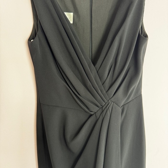 New Jenny Packham size 0 Bridesmaids Drape Front Gown Black Cocktail Formal - Picture 4 of 8